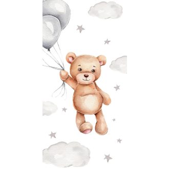 Maci Teddy fürdőlepedő, strand törölköző 70x140cm