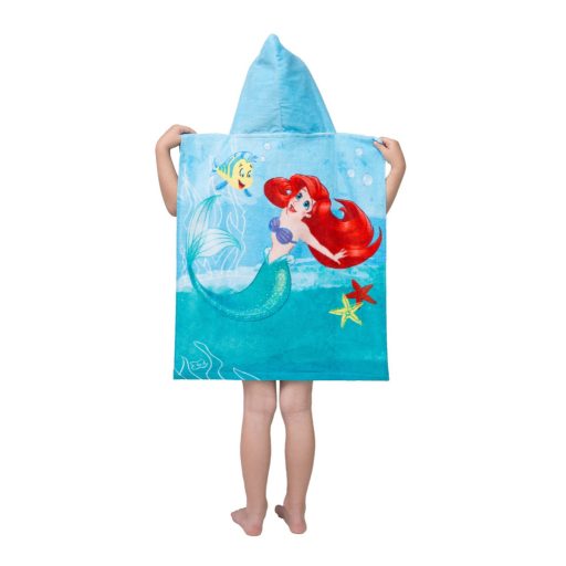 Disney Hercegnők Ariel törölköző poncsó 50x115 cm