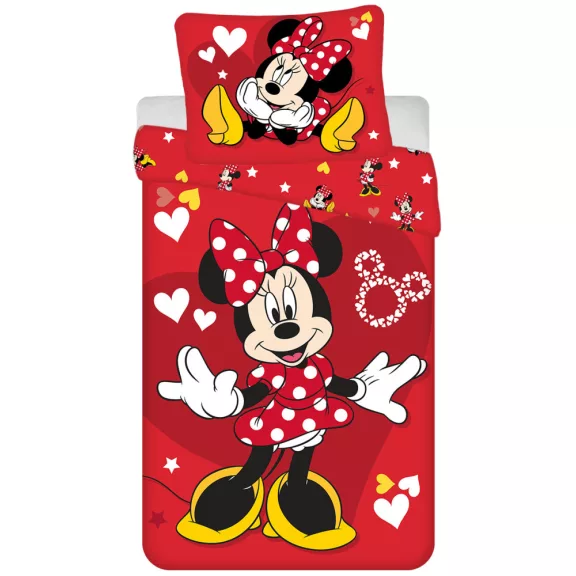 Disney Minnie Love & Stars ágyneműhuzat 140×200cm, 70×90 cm Disney Minnie Love & Stars ágyneműhuzat 140×200cm, 70×90 cm
