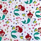 Disney Hercegnők Ariel gumis lepedő 90x200 cm