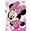 Disney Minnie Flowers mikroflanel takaró 100x150cm