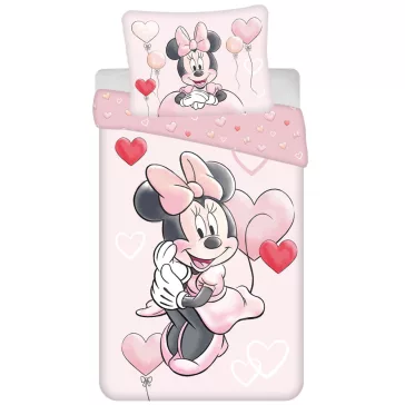   Disney Minnie Heart Balloons ágyneműhuzat 140×200cm, 70×90 cm