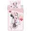Disney Minnie Heart Balloons ágyneműhuzat 140×200cm, 70×90 cm