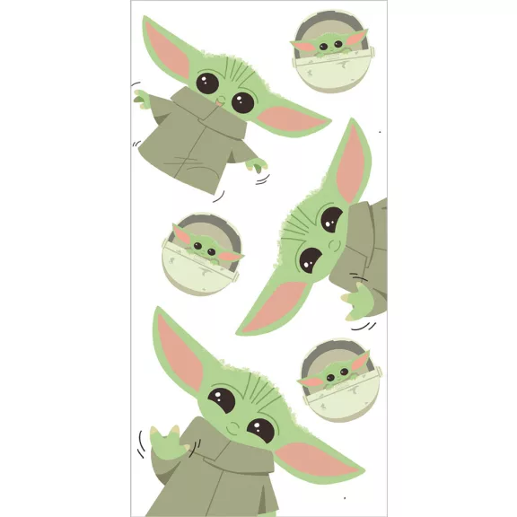 Star Wars Baby Yoda fürdőlepedő, strand törölköző 70x140cm Star Wars Baby Yoda fürdőlepedő, strand törölköző 70x140cm