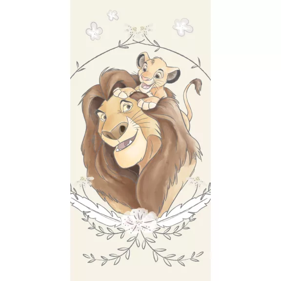 Disney Az Oroszlánkirály Simba fürdőlepedő, strand törölköző 70x140cm Disney Az Oroszlánkirály Simba fürdőlepedő, strand törölköző 70x140cm