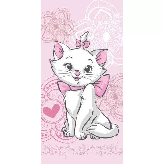 Disney Marie Aristocat fürdőlepedő, strand törölköző 70x140cm Disney Marie Aristocat fürdőlepedő, strand törölköző 70x140cm