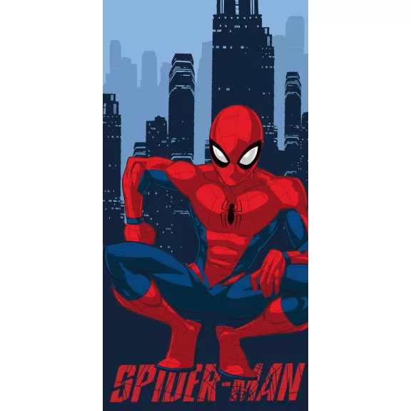Pókember City fürdőlepedő, strand törölköző 70x140cm Pókember City fürdőlepedő, strand törölköző 70x140cm
