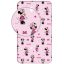Disney Minnie Pretty in Pink gumis lepedő 90x200 cm