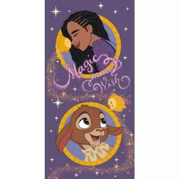 Disney Kívánság Magic fürdőlepedő, strand törölköző 70x140cm Disney Kívánság Magic fürdőlepedő, strand törölköző 70x140cm