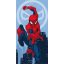 Pókember Jump Hero fürdőlepedő, strand törölköző 70x140cm