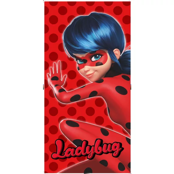 Katicabogár és Fekete macska kalandjai Red Dots fürdőlepedő, strand törölköző 70x140cm Katicabogár és Fekete macska kalandjai Red Dots fürdőlepedő, strand törölköző 70x140cm