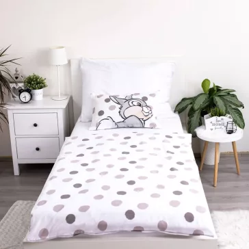   Disney Bambi Dots gyerek, ovis ágyneműhuzat 100×135cm, 40×60 cm