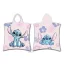 Disney Lilo és Stitch, A csillagkutya Pink strand törölköző poncsó 50x115 cm