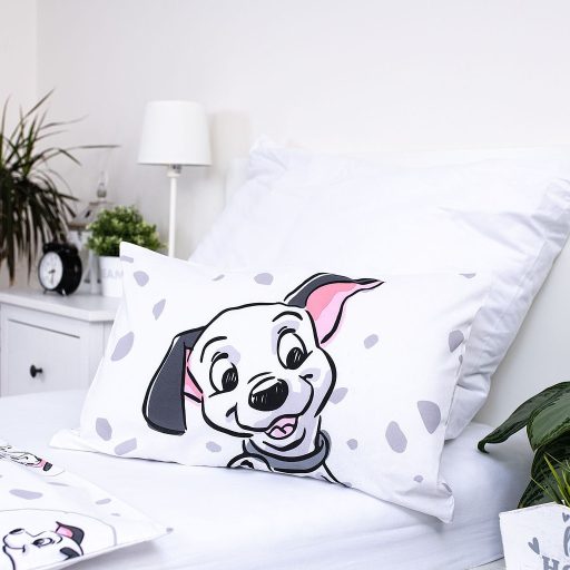 Disney 101 Kiskutya White gyerek, ovis ágyneműhuzat 100×135cm, 40×60 cm