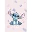 Disney Lilo és Stitch, A csillagkutya Pink mikroflanel takaró 100x150cm