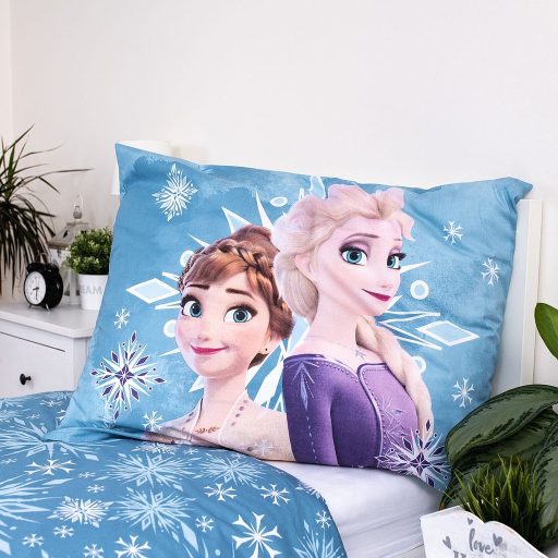 Disney Jégvarázs White Snowflake gyerek, ovis ágyneműhuzat 100×135 cm, 40×60 cm