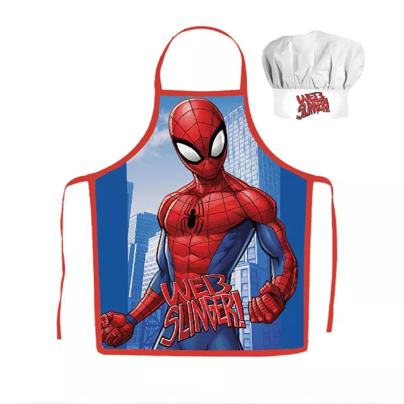 Pókember Web Slinger gyerek kötény 2 darabos szett Pókember Web Slinger gyerek kötény 2 darabos szett