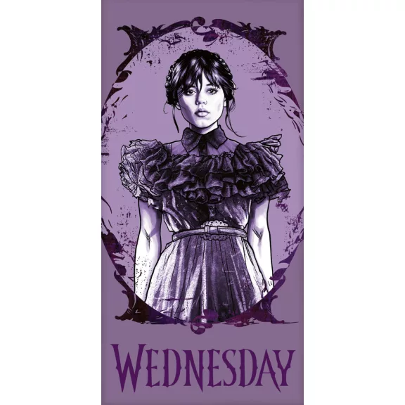 Wednesday Purple fürdőlepedő, strand törölköző 70x140cm Wednesday Purple fürdőlepedő, strand törölköző 70x140cm