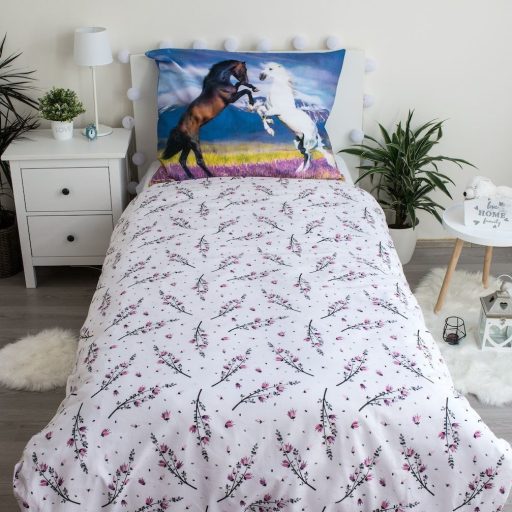 Lovas White Meadow ágyneműhuzat 140×200cm, 70×90 cm