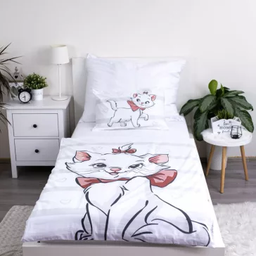   Disney Marie cica Bow gyerek, ovis ágyneműhuzat 100×135 cm, 40×60 cm