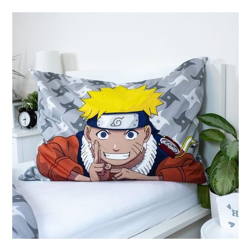 Naruto Grey ágyneműhuzat 140×200cm, 70×90 cm