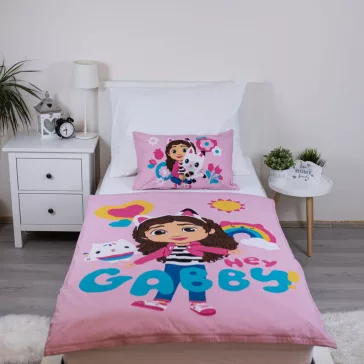   Gabi babaháza Hey gyerek, ovis ágyneműhuzat 100×135cm, 40×60 cm