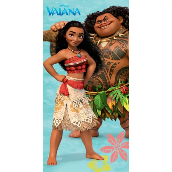 Disney Vaiana Adventure fürdőlepedő, strand törölköző 70x140cm Disney Vaiana Adventure fürdőlepedő, strand törölköző 70x140cm