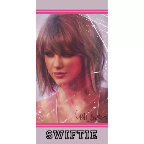 Taylor Swift Swiftie fürdőlepedő, strand törölköző 70x140cm Taylor Swift Swiftie fürdőlepedő, strand törölköző 70x140cm