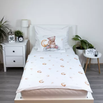 Maci Cute gyerek, ovis ágyneműhuzat 100×135cm, 40×60 cm