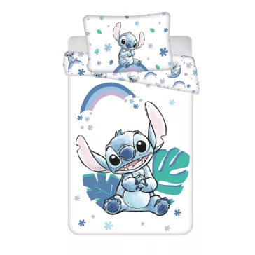   Disney Lilo és Stitch, A csillagkutya Rainbow gyerek, ovis ágyneműhuzat 100×135 cm, 40×60 cm
