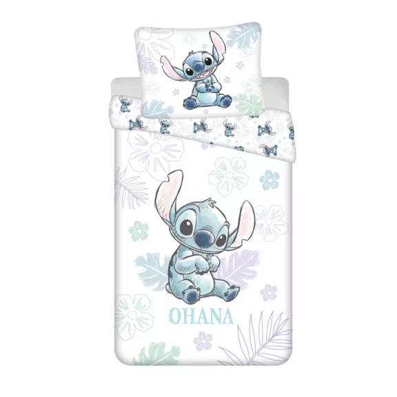 Disney Lilo és Stitch, A csillagkutya Ohana White ágyneműhuzat 140×200cm, 70×90 cm Disney Lilo és Stitch, A csillagkutya Ohana White ágyneműhuzat 140×200cm, 70×90 cm