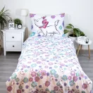 Disney Marie Floral ágyneműhuzat 140×200cm, 70×90 cm Disney Marie Floral ágyneműhuzat 140×200cm, 70×90 cm