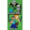 Minecraft Let's Survive fürdőlepedő, strand törölköző 70x140cm
