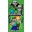 Minecraft Let's Survive fürdőlepedő, strand törölköző 70x140cm