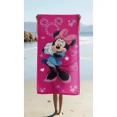 Disney Minnie Pink Star fürdőlepedő, strand törölköző 70x140cm Disney Minnie Pink Star fürdőlepedő, strand törölköző 70x140cm