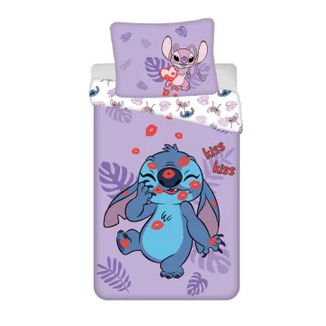   Disney Lilo és Stitch, A csillagkutya Kiss ágyneműhuzat 140×200cm, 70×90 cm