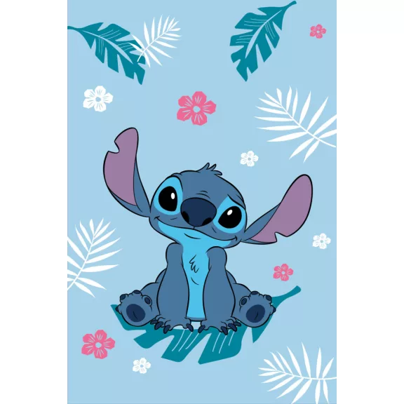 Disney Lilo és Stitch, A csillagkutya Blue polár takaró 100x150cm Disney Lilo és Stitch, A csillagkutya Blue polár takaró 100x150cm