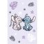 Disney Lilo és Stitch, A csillagkutya Purple polár takaró 100x150cm