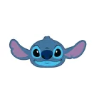Disney Lilo és Stitch, A csillagkutya Blue 3D formapárna, díszpárna 35 cm