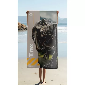   Jurassic World T-Rex fürdőlepedő, strand törölköző 70x140cm