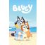 Bluey Beach Day polár takaró 100x150cm