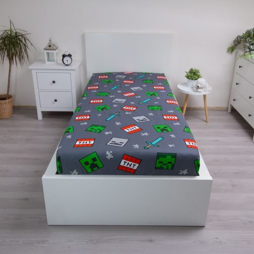 Minecraft We Got This gumis lepedő 90x200 cm