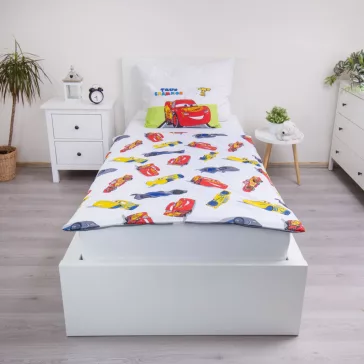   Disney Verdák Champion gyerek, ovis ágyneműhuzat 100×135 cm, 40×60 cm