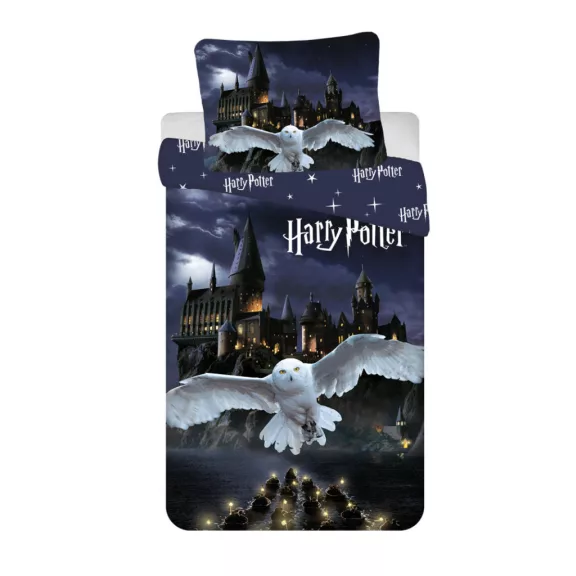 Harry Potter Hogwarts Night ágyneműhuzat 140×200cm, 70×90 cm microfibre Harry Potter Hogwarts Night ágyneműhuzat 140×200cm, 70×90 cm microfibre