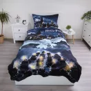 Harry Potter Hogwarts Night ágyneműhuzat 140×200cm, 70×90 cm microfibre Harry Potter Hogwarts Night ágyneműhuzat 140×200cm, 70×90 cm microfibre