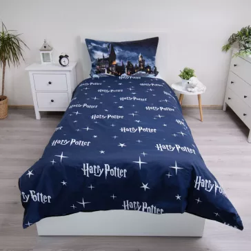   Harry Potter Hogwarts Night ágyneműhuzat 140×200cm, 70×90 cm microfibre