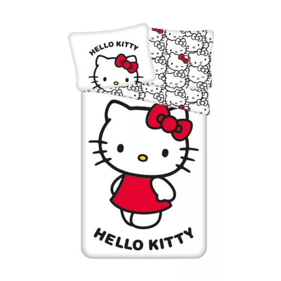 Hello Kitty White ágyneműhuzat 140×200cm, 70×90 cm Hello Kitty White ágyneműhuzat 140×200cm, 70×90 cm