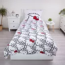 Hello Kitty White ágyneműhuzat 140×200cm, 70×90 cm Hello Kitty White ágyneműhuzat 140×200cm, 70×90 cm