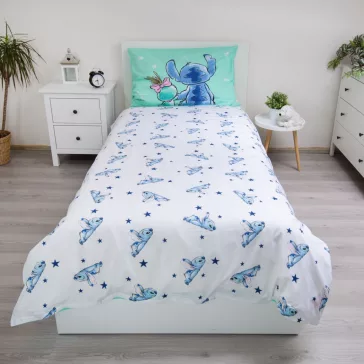   Disney Lilo és Stitch, A csillagkutya Buddies ágyneműhuzat 140×200cm, 70×90 cm