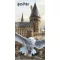 Harry Potter Hedwig Fly fürdőlepedő, strand törölköző 70x140cm